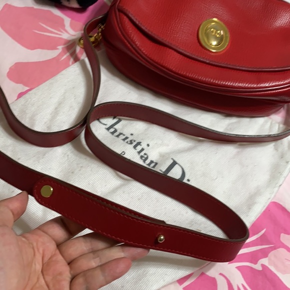 🖤VTG💕Christian Dior red bag - Picture 16 of 17